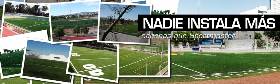 Nadie instala más canchas de pasto sintetico que Sportmaster